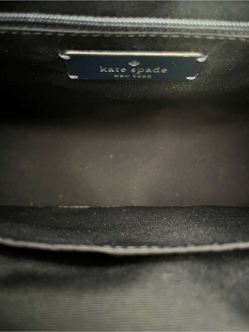 NWOT Kate Spade- $340 Retail🤩RETIRED GLITTER Gray Tote with Detachable Strap - Picture 3 of 4